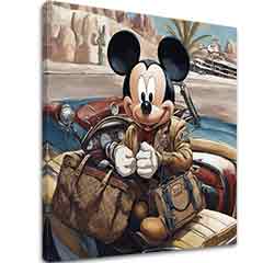 Η εικόνα στον καμβά - Mickey Mouse on Vacation | διαφορετικές διαστάσεις