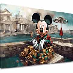 Η εικόνα στον καμβά - Rich Mickey Mouse | διαφορετικές διαστάσεις