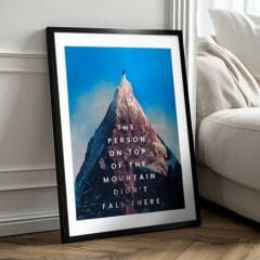 Αφίσα τοίχου με EXTRA αποτέλεσμα - Peak Motivation