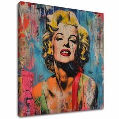 Εικόνα MARILYN MONROE - Επαναστάτης με χρώματα | 100% πρωτότυπο ακρυλικό ζωγραφισμένο