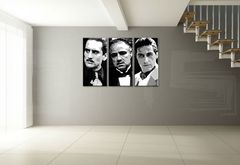 Χειροποίητος πίνακας ζωγραφικής POP ART GODFATHER 120x80 cm