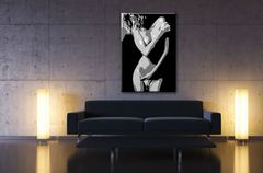 Χειροποίητος πίνακας ζωγραφικής POP ART NUDE WOMAN 70x100 cm